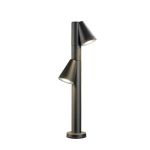 SLV T-Röhre Aluminium Schwarz | Geeignet für 2x GU10