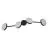 Ledvance LED Decor Spot Moon Stahl Schwarz 21W 1120lm - 830 Warmweiß | Linear